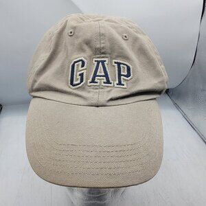Gap Adults Medium Beige Cotton Baseball Hat Cap Adjustable Casual Outdoors